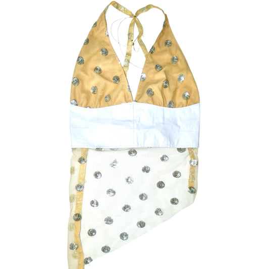 asymmetrical gold tank